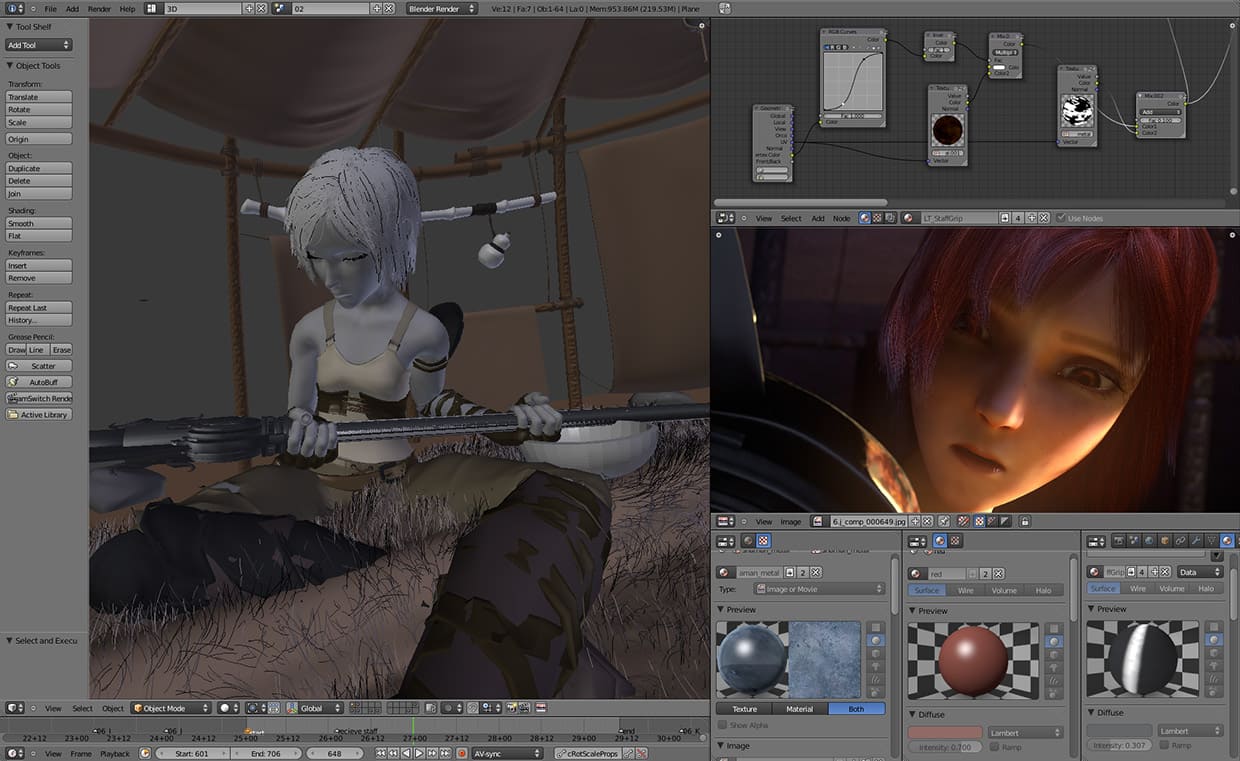 Advanced 3D modeling, texturing, and rendering with Blender Advanced 3D modeling, texturing, and rendering with Blender