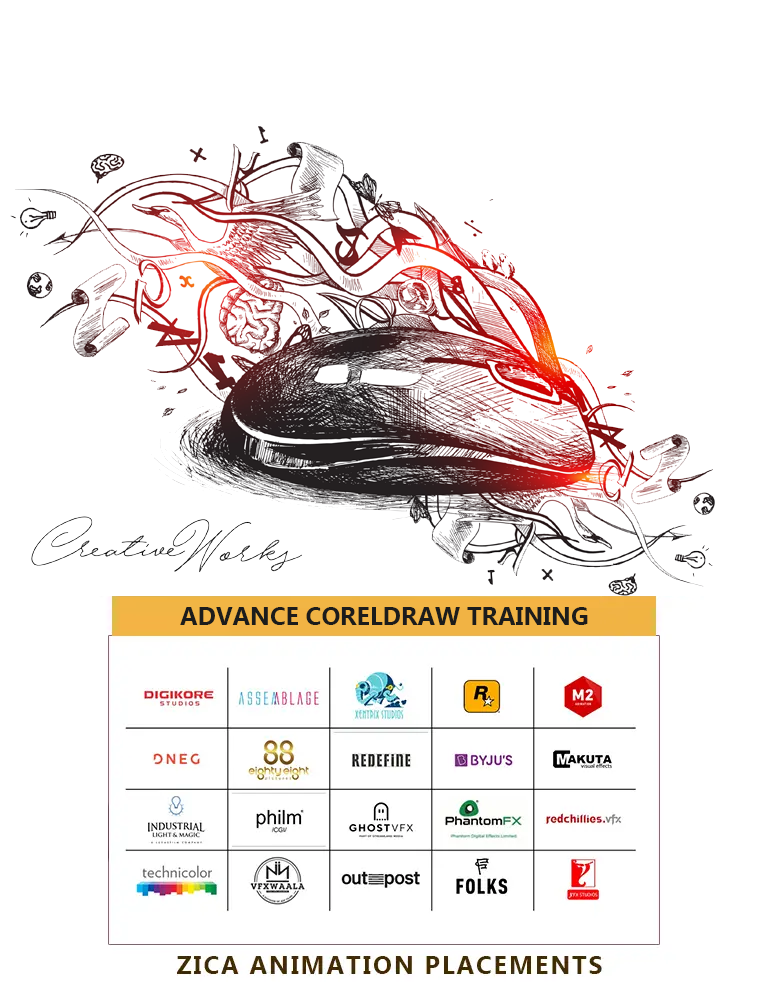 Advance Coreldraw course in Borivali, Mumbai.