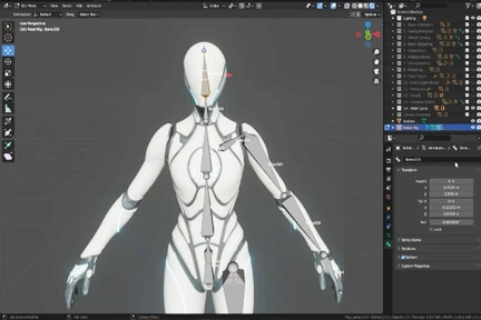 Blender software for Animation and Rendering Blender software for Animation and Rendering