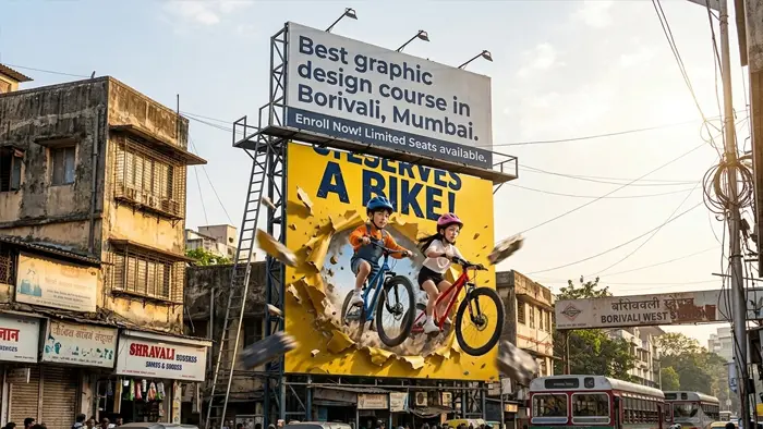 Graphic design course in Borivali, Mumbai.